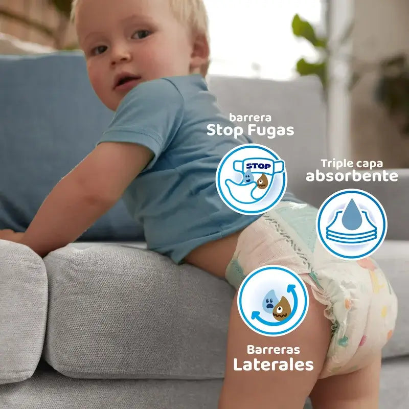 Dodot Baby Dry Size 4 (10-15kg), 62 Nappies