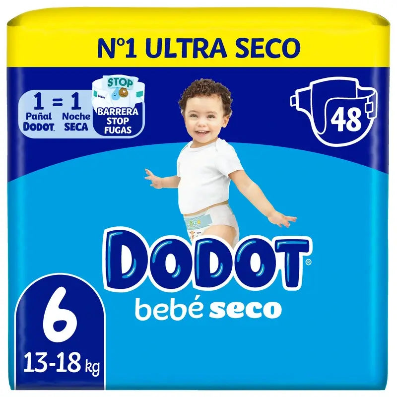 Dodot Baby Dry Nappy Size 6 - 48 Units