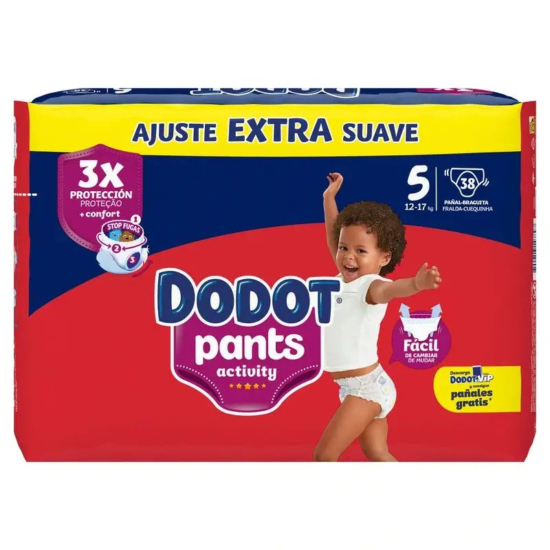 Dodot Pants Activity Size 5, 38 Nappies