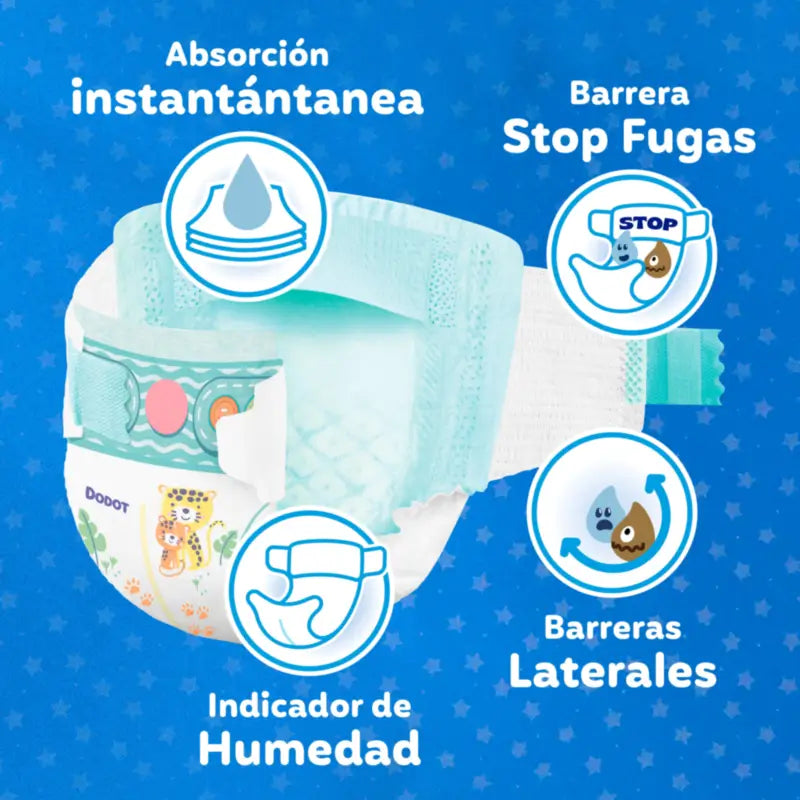 Dodot Baby Dry Size 5 (11-16 Kg) , 54 Nappies