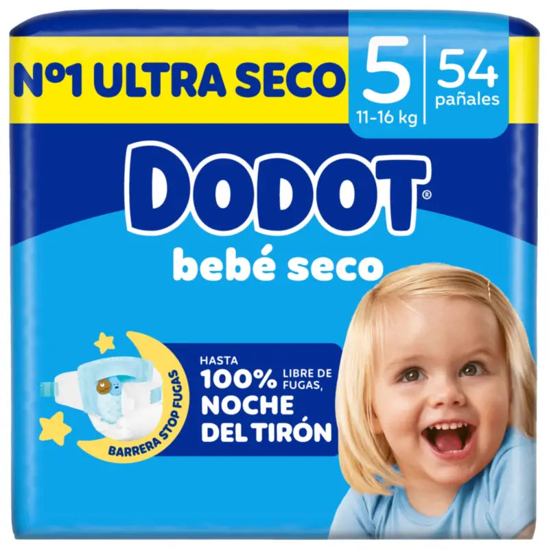 Dodot Baby Dry Size 5 (11-16 Kg) , 54 Nappies