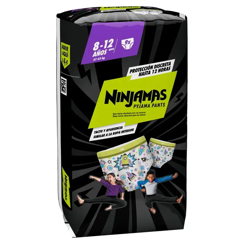 Dodot Ninjamas Size 8 Rocket, 9 Nappies
