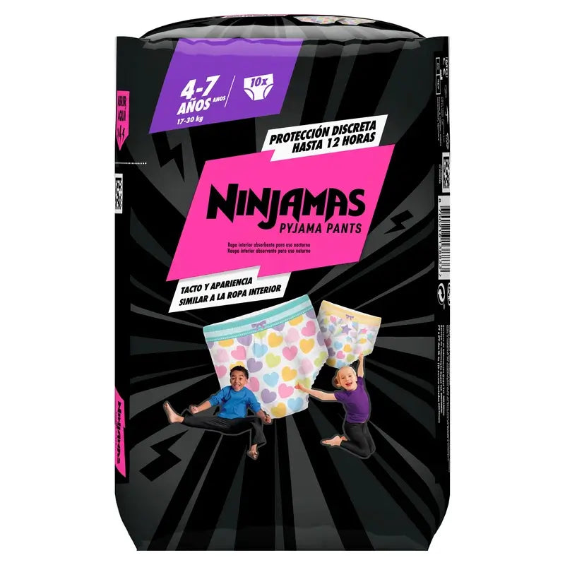 Dodot Ninjamas Nappy Heart Size 7 , 10 pieces