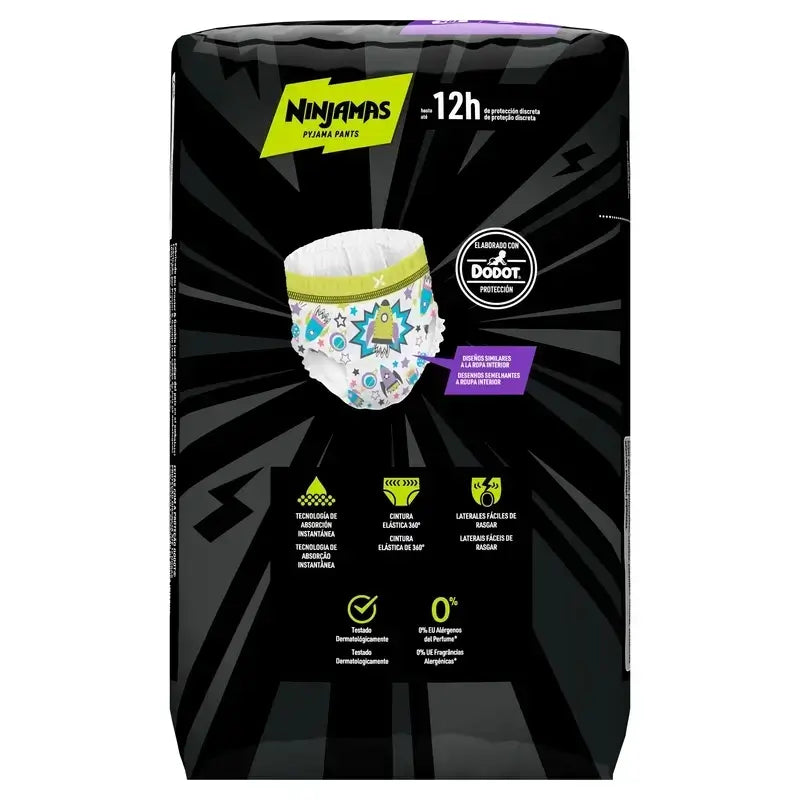 Dodot Ninjamas Size 7 Rocket, 2X10 Nappies