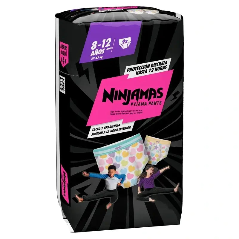 Dodot Ninjamas Size 8 Heart, 2X9 Nappies