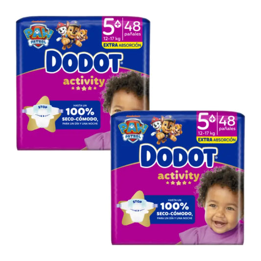 Dodot Activity Size 5+ (12-17 Kg), 48 Nappies