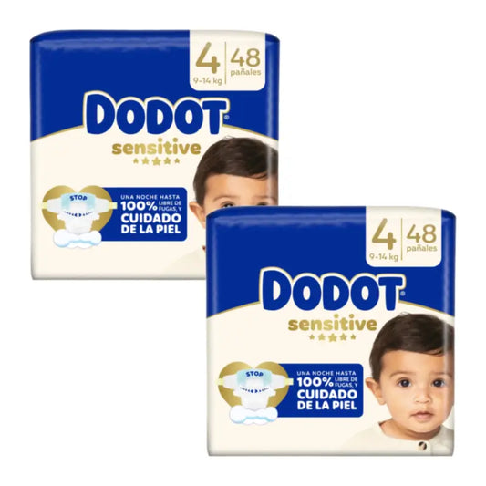 Dodot Sensitive Size 4 (6-10 Kg), 96 Nappies