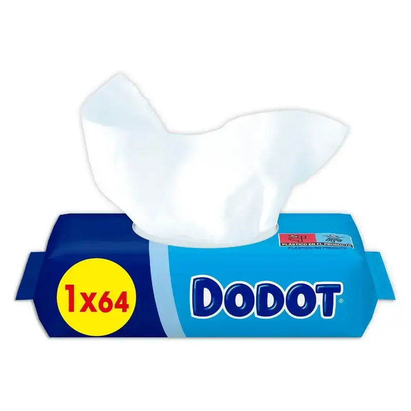 Dodot Baby Wipes, 2x64 pieces