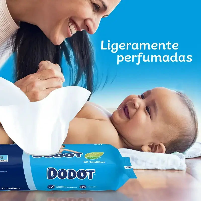 Dodot Baby Wipes, 2x64 pieces