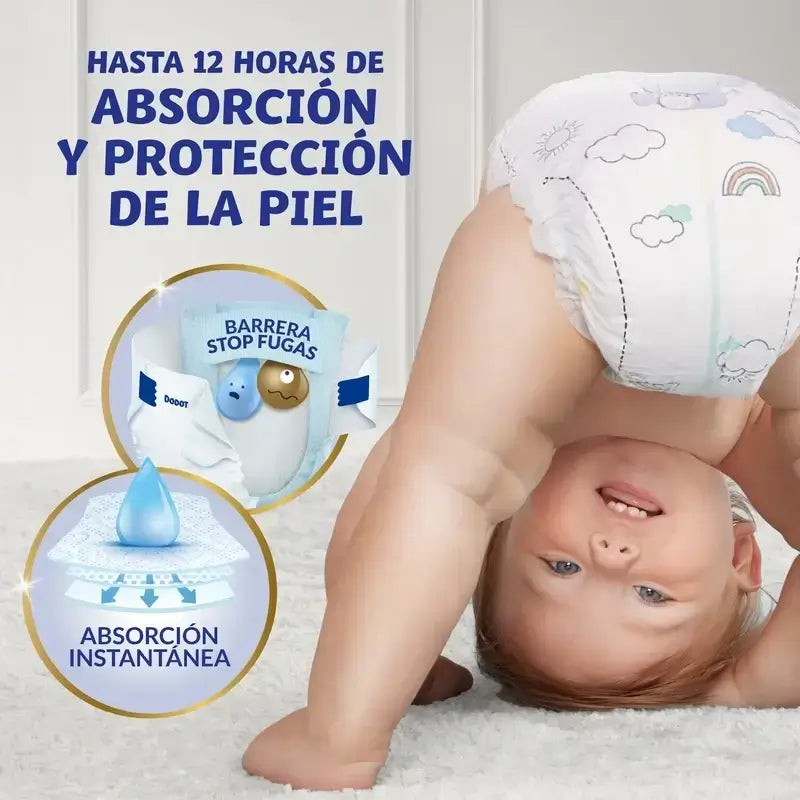 Dodot Sensitive Size 3 (6-10 Kg), 168 Nappies
