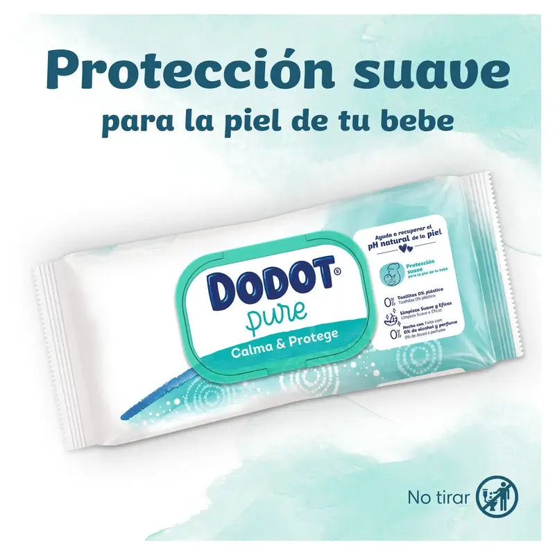 Dodot Pure Soothe & Protect Baby Wipes, 18 X 46 pieces