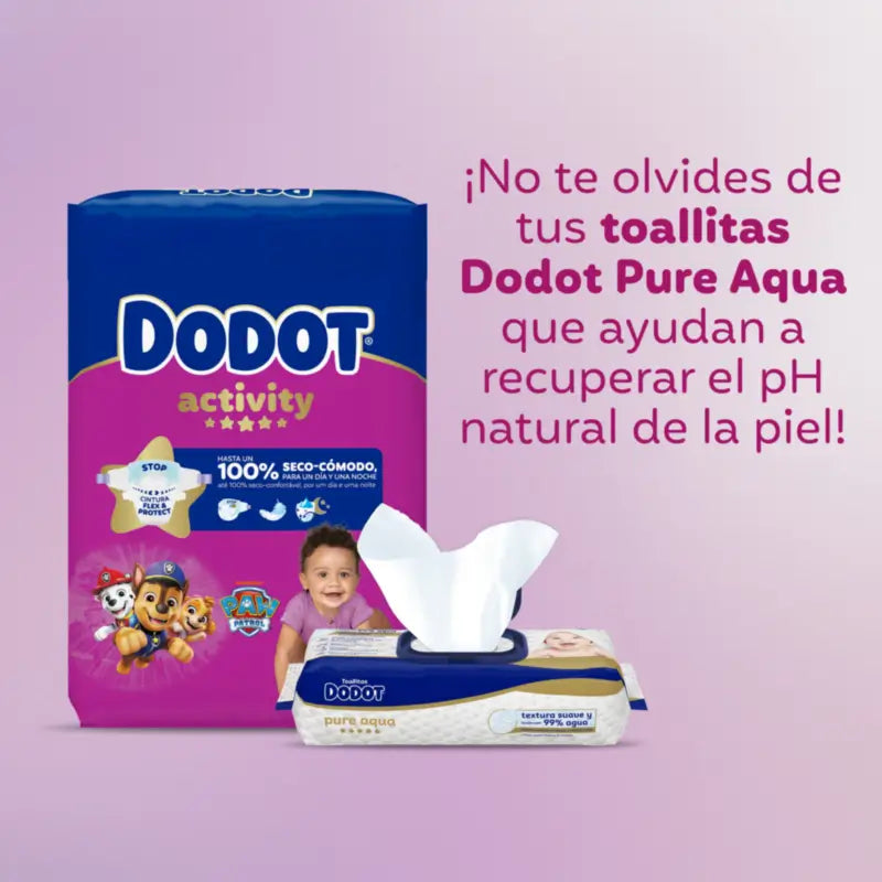 Dodot Activity Size 5+, 12kg-17kg, 126 Nappies