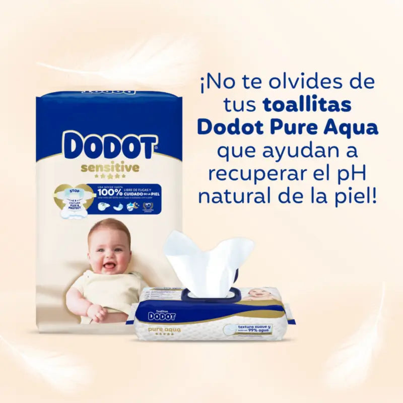 Dodot Sensitive Size 1, 2kg-5kg, 90 Nappies