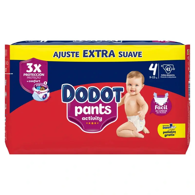 Dodot Pants Activity Nappy Size 4 , 43 units