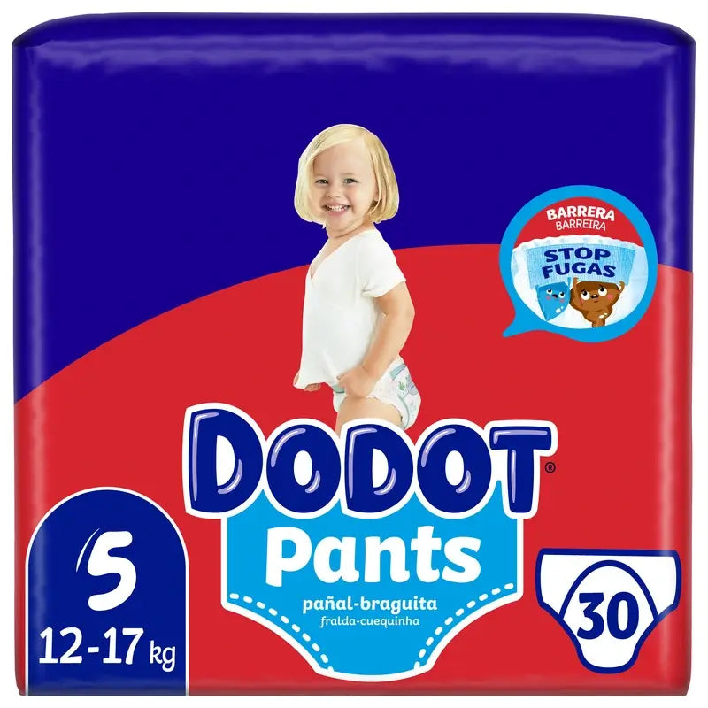 Dodot Pants Panty Size 5 (12-17 Kg), 30 Diapers