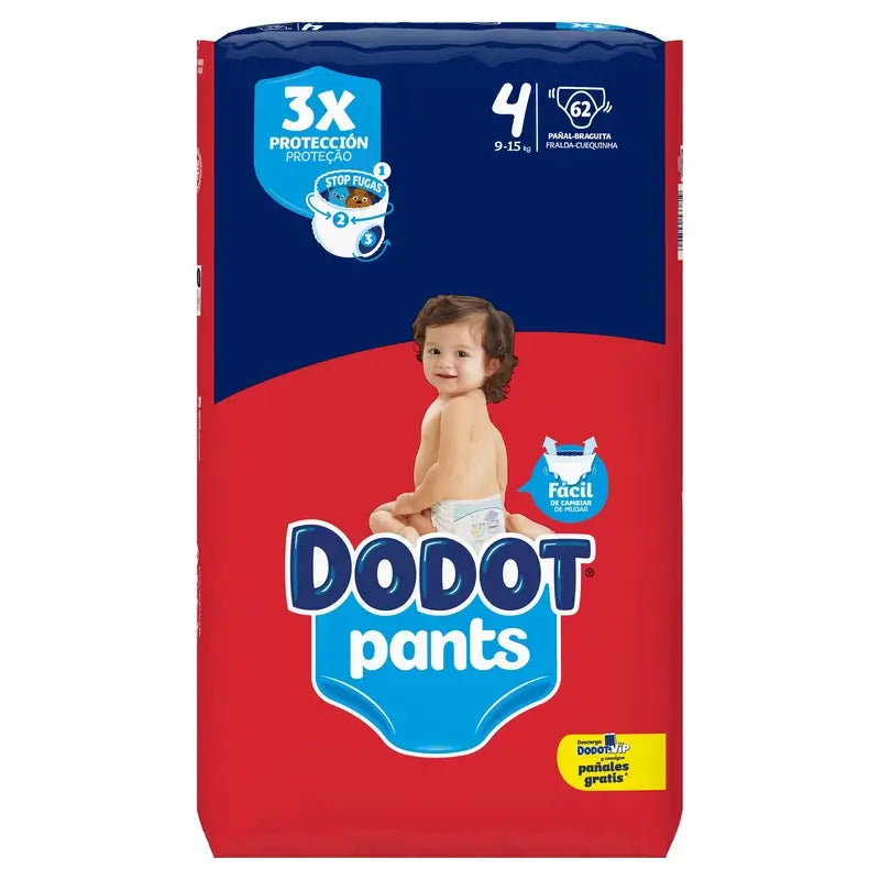 Dodot Pants Panty Size 4, 62 Nappies