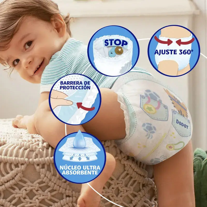 Dodot Pants Panty Size 6, 54 Nappies