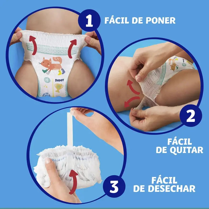 Dodot Pants Panty Size 6, 54 Nappies