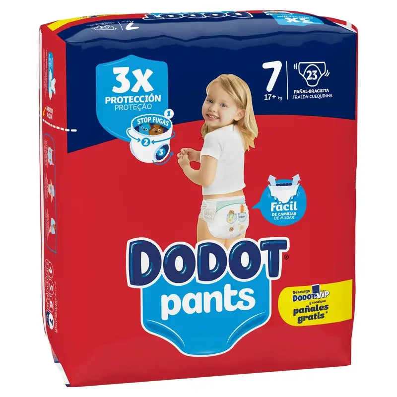 Dodot Pants Panty Size 7 (+17 Kg), 23 Nappies