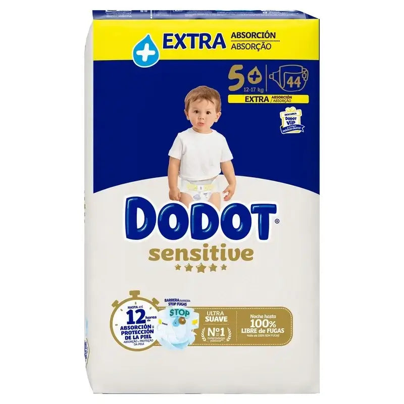 Dodot Sensitive Size 5, 132 Nappies
