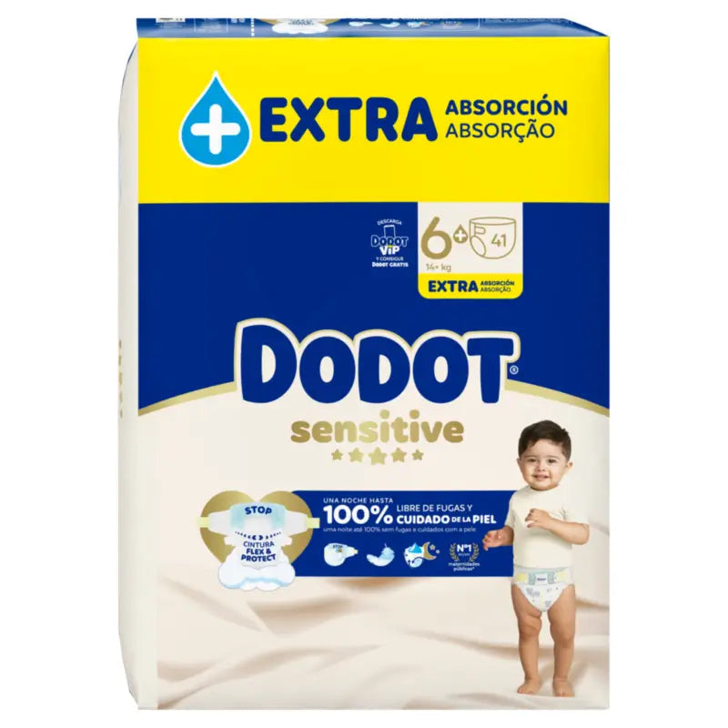 Dodot Sensitive Size 6, 41 Nappies