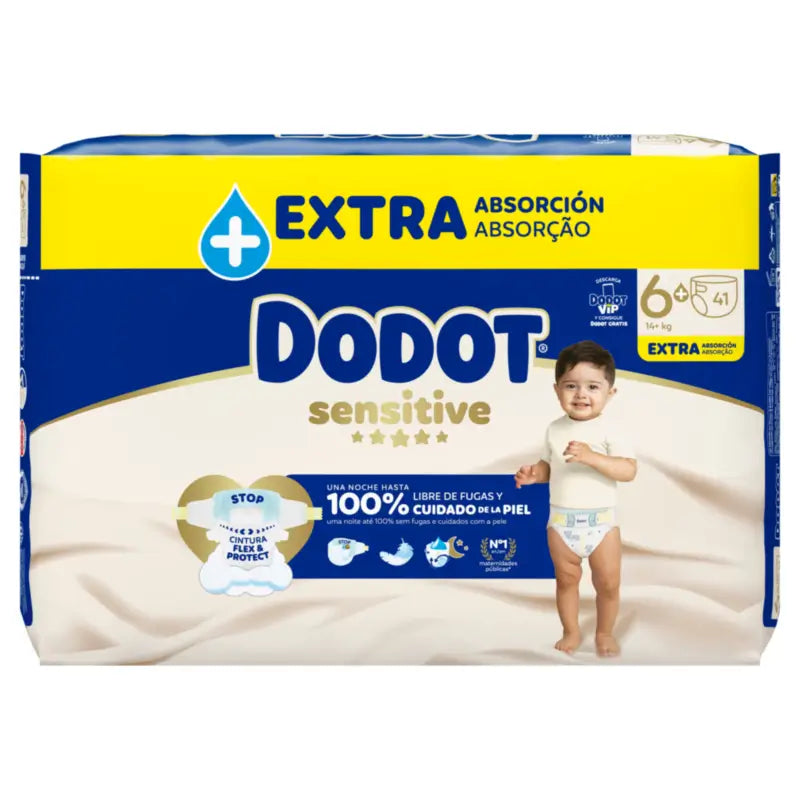 Dodot Sensitive Size 6, 41 Nappies