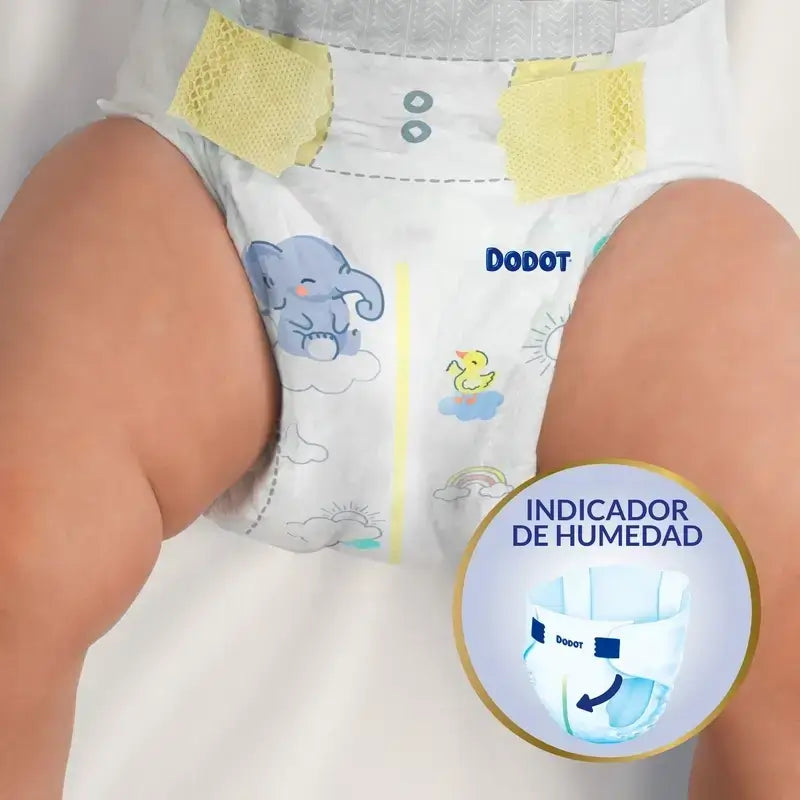 Dodot Sensitive Extra Jumbo Nappy Size 3+, Pack 2 x 56 Nappies