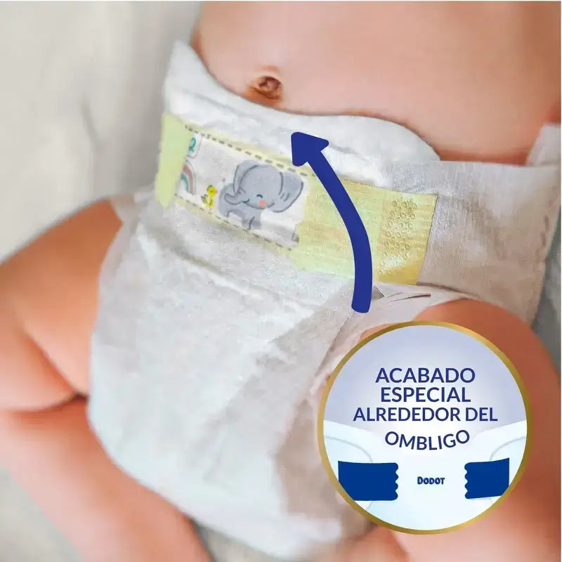Dodot Sensitive Size 2, 2 x 80 Nappies + Pure Aqua Baby Wipes, 288 pcs.