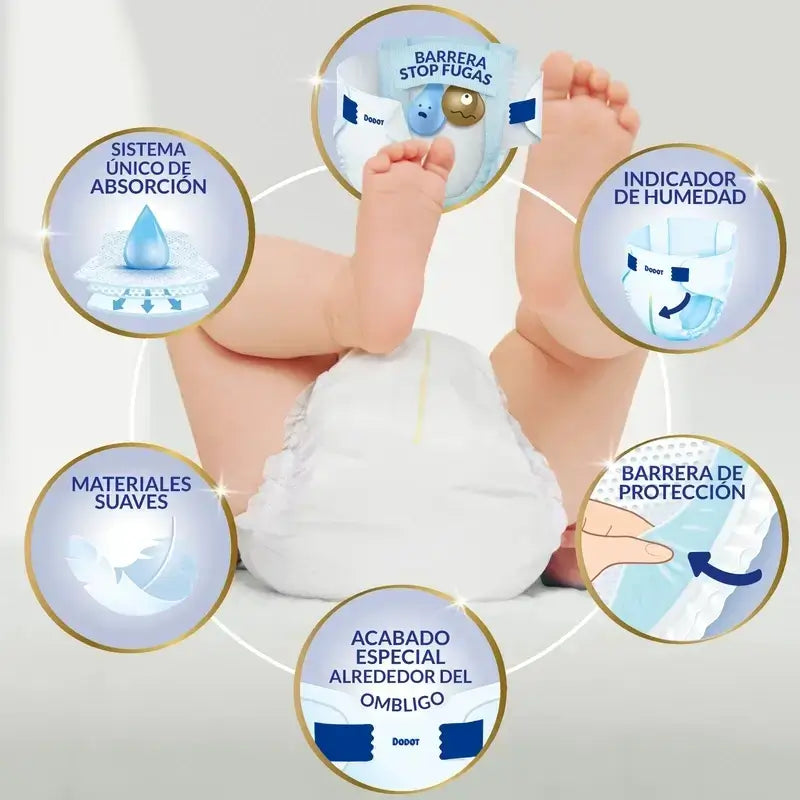 Dodot Sensitive Size 2, 240 Nappies