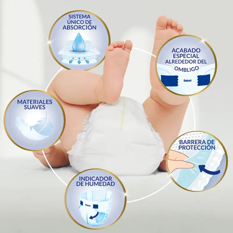 Dodot Sensitive Size 0, 24 Nappies