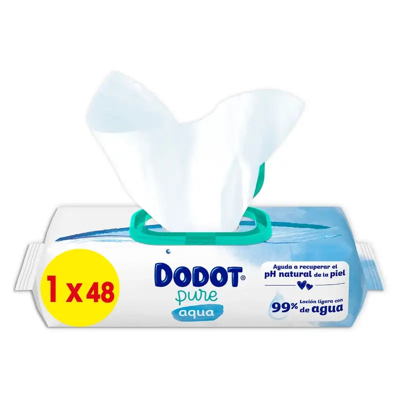 Dodot Dodot Total Care Aqua Wipes, 48 pieces