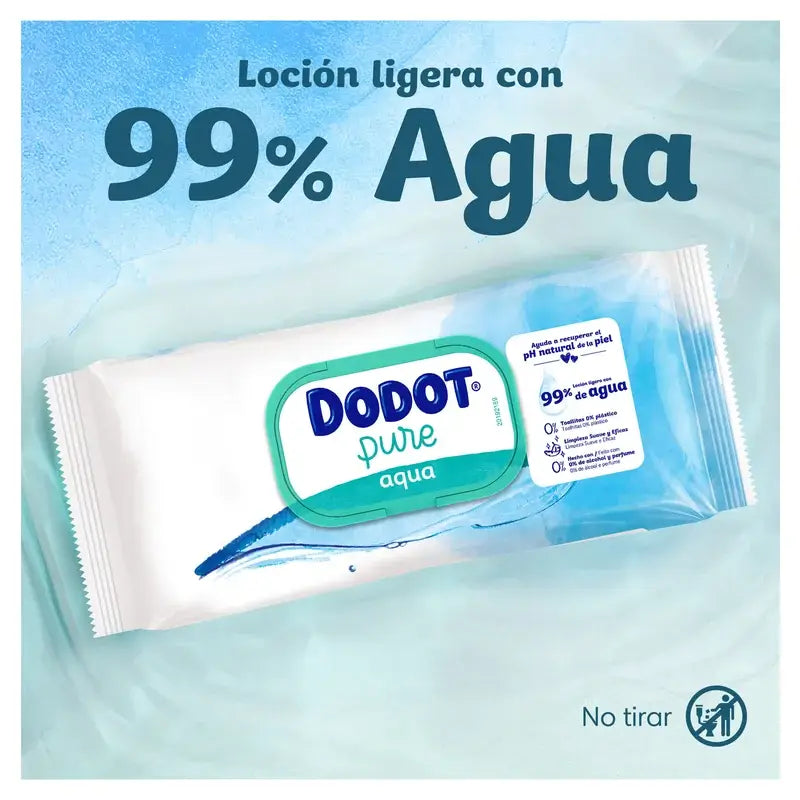 Dodot Dodot Total Care Aqua Wipes, 48 pieces