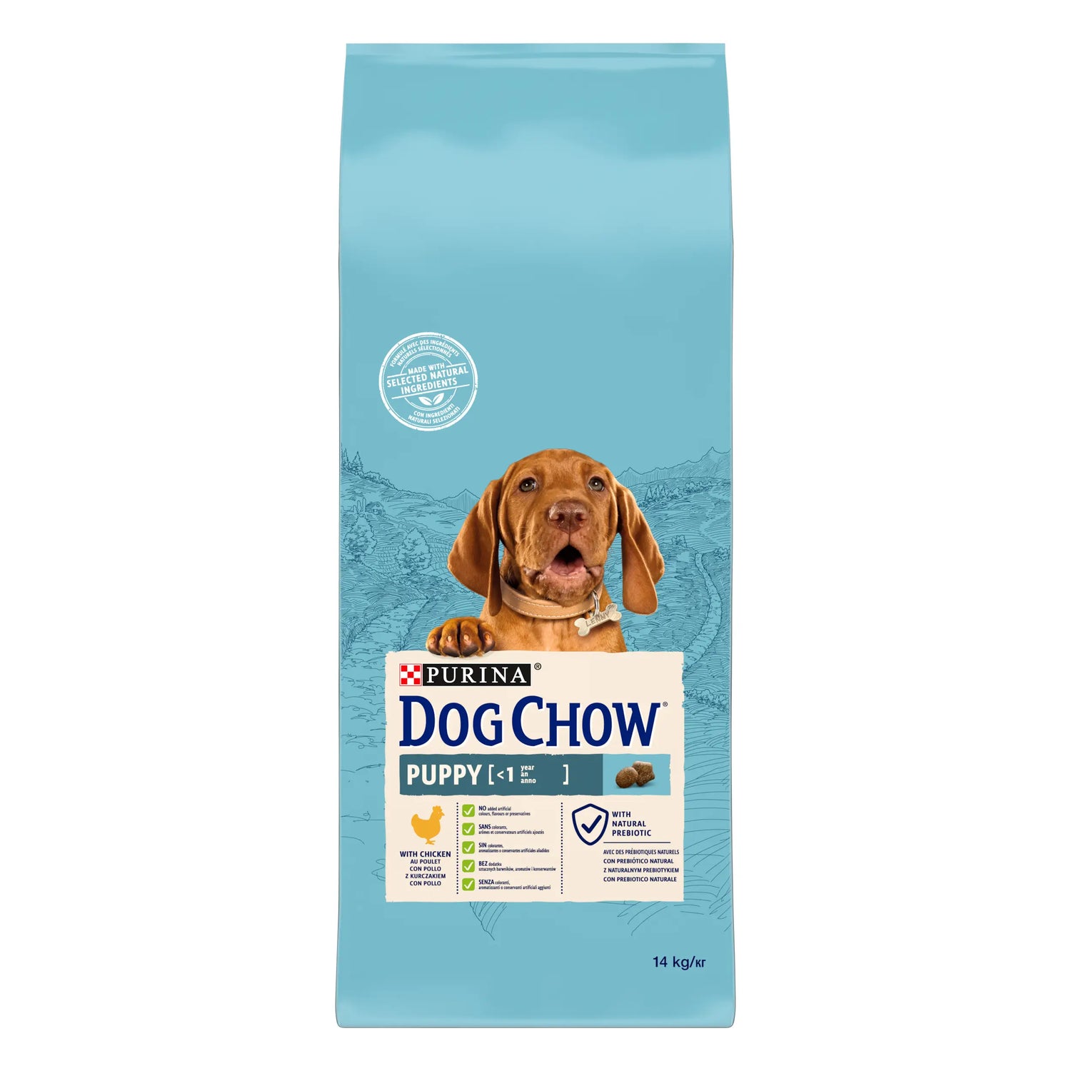 Dog Chow Canine Puppy Chicken 14Kg, dog food for dogs