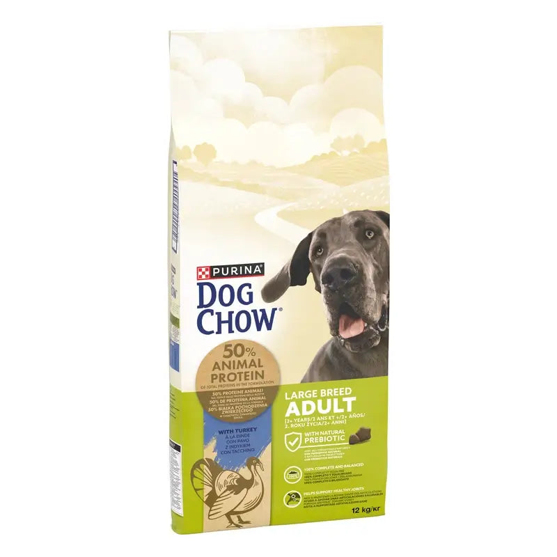 Dog Chow Puppy Large Breed Turkey Puppy Dry Food, 12 kg