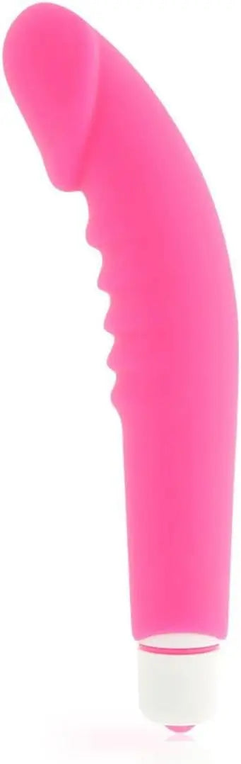 Dolce Vita Pink Silicone Realistic Vibrator Model 1