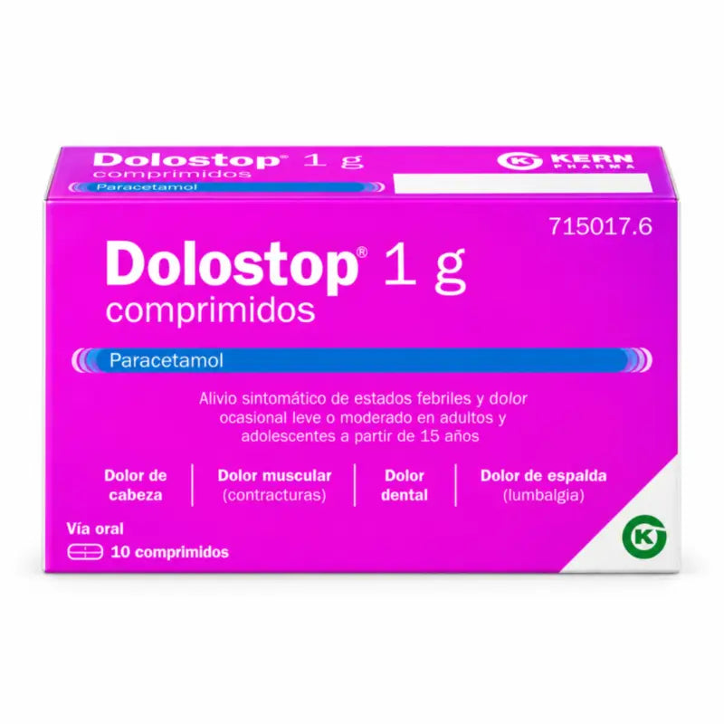 Dolostop 1 g, 10 Tablets