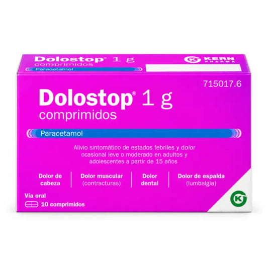 Dolostop 1 g, 10 Tablets