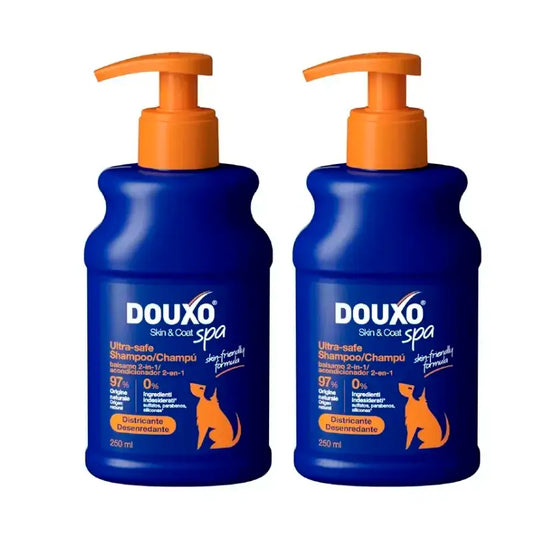 Douxo Skin & Coat Spa 2 In 1 Dog Shampoo & Conditioner, Pack 2 x 250 ml