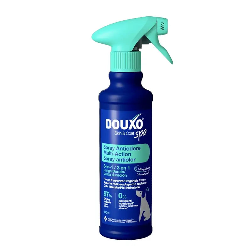 Douxo Skin & Coat Multi-Action Anti-Odour Spa Spray for Dogs, 340 ml
