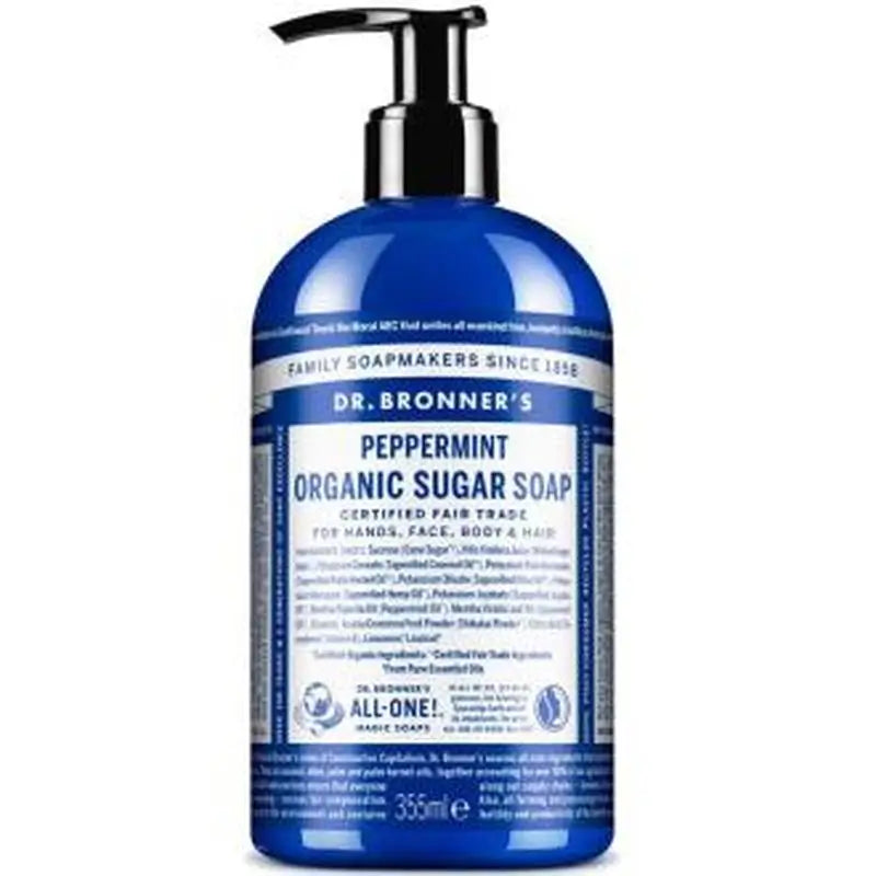 Dr. Bronner'S Mint Sugar Soap 355Ml.