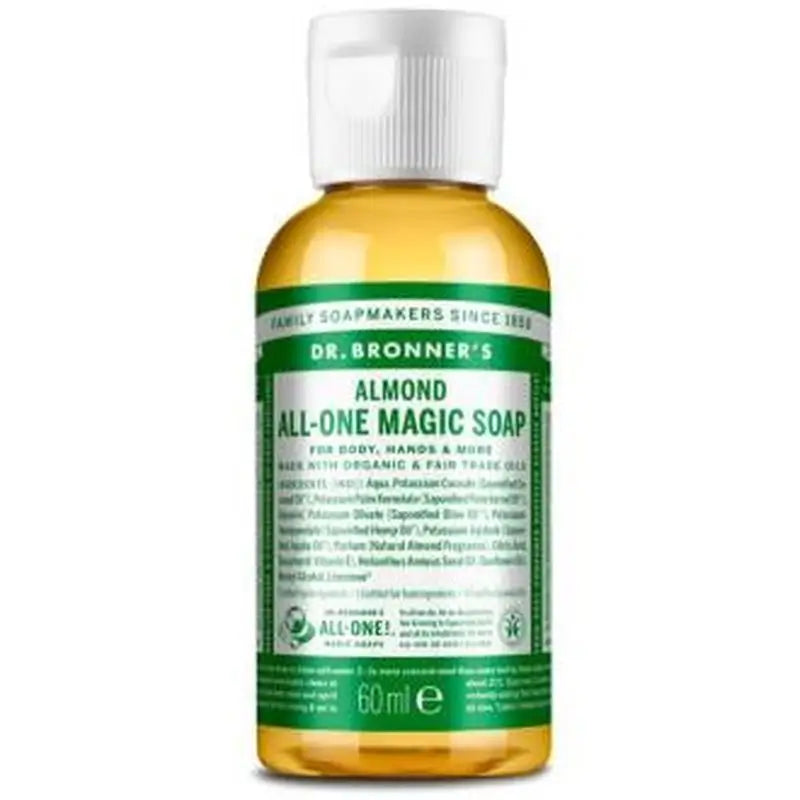 Dr. Bronner'S Liquid Almond Soap 60Ml.