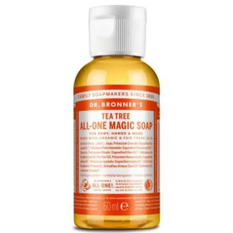 Dr. Bronner'S Tea Tree Liquid Soap 60Ml.