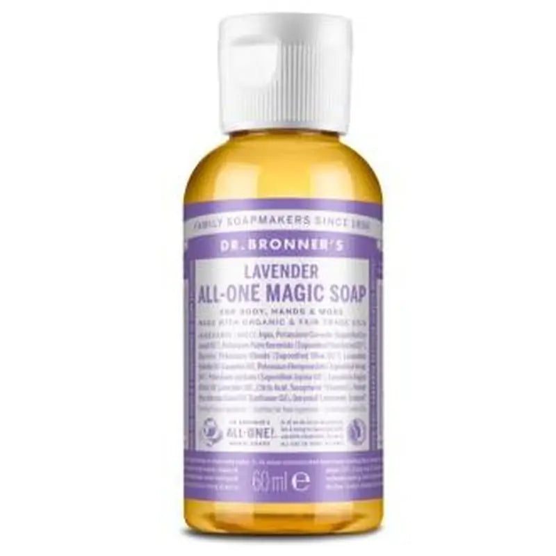 Dr. Bronner'S Lavender Liquid Soap 60Ml.