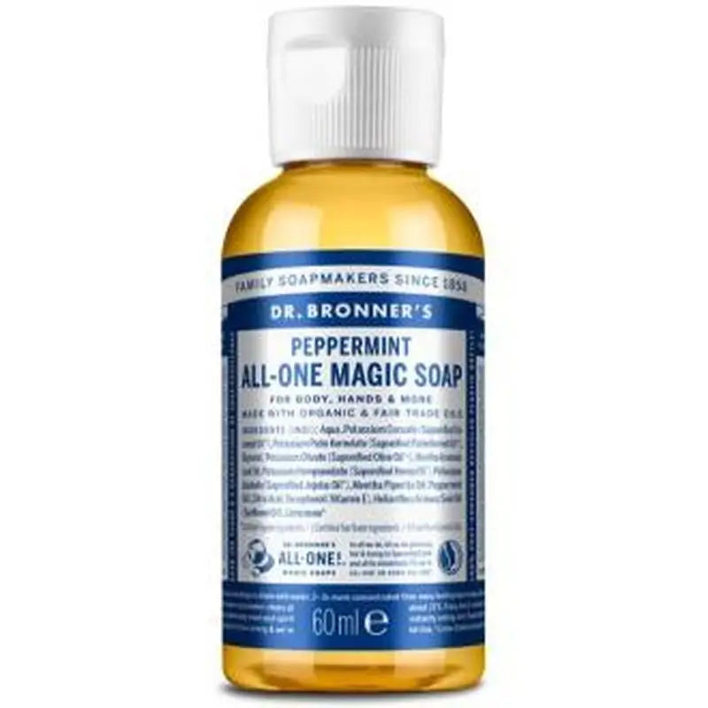 Dr. Bronner'S Mint Liquid Soap 60Ml.