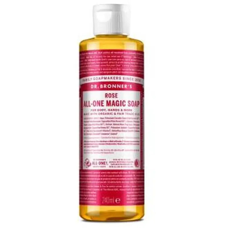 Dr. Bronner'S Rose Liquid Soap 240Ml.