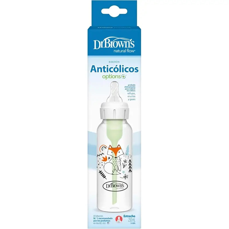 Dr.Brown's Standard Bottle Options+ Fox, 250 ml