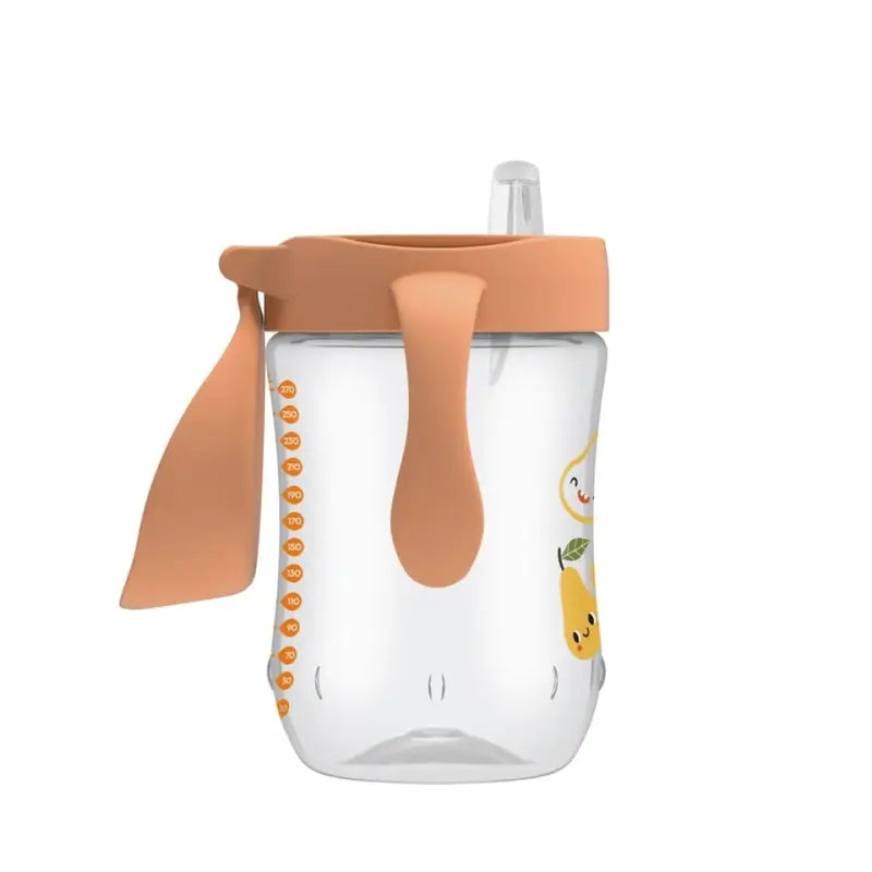 Dr.Brown's Soft Mouth Transition Tumbler +9 Months Coral Pear, 270ml
