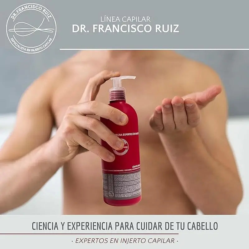 Dr. Francisco Ruiz Shampoo Anticaida 300Ml. + 100 ml free of charge