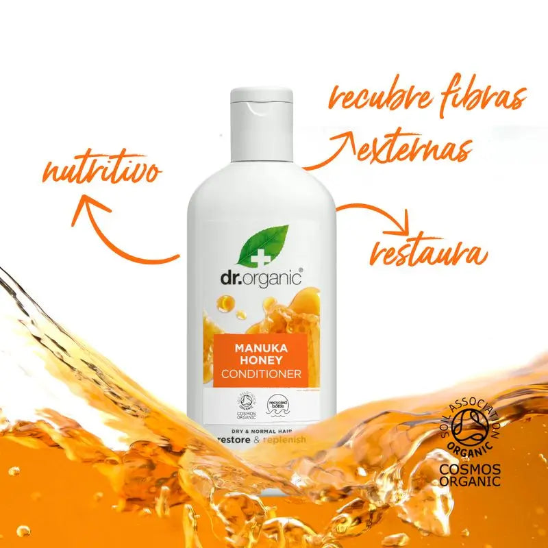 Dr.Organic Manuka Honey Conditioner Normal to Dry Hair, 265 ml