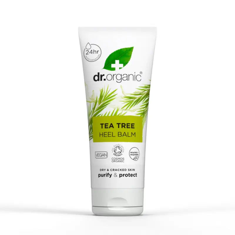 Dr.Organic Tea Tree Balm for Cracked Heels, 100 ml